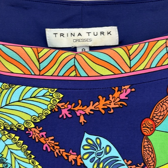Trina Turk 8 colorful dress - Picture 3 of 5